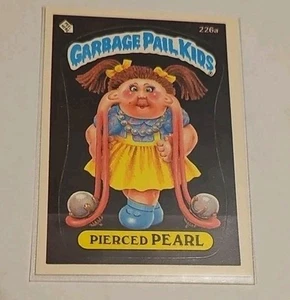 Garbage Pail Kids Pierced Pearl 1986 Topps 226a - Imagen 1 de 2