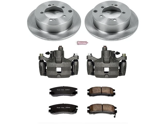 Kit de pastillas de freno trasero y rotor para Dodge Stratus 2001-2005 2002 2003 2004 PV567WX Foto 1 de 1