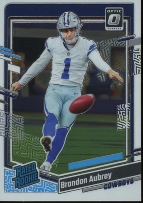 2023 Panini Donruss Optic #226 Brandon Aubrey - Rookie - Image 1 of 2