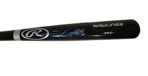 Derrek Lee Signed Rawlings Black Baseball Bat Chicago Cubs Jsa (No Card) - Picture 1 of 3