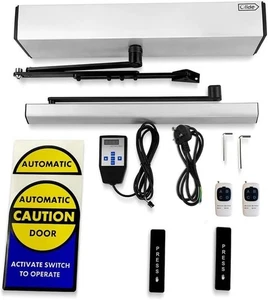 Automatic Residential/Commercial Door Opener with Long Type Wireless Push Button - Picture 1 of 9