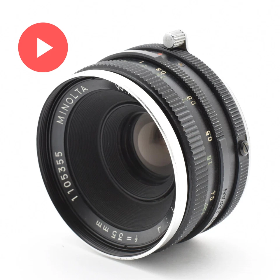 [EXC+5] MINOLTA W.ROKKOR QE 35mm F4 Lente Gran Angular para MC MD SR Montaje ... - Imagen 1 de 4