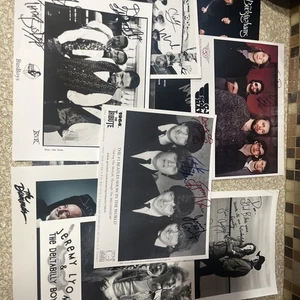 Handsignierte 8x10 Fotos Lot 9 (meist Land) In-Person GTP - Bild 1 von 10