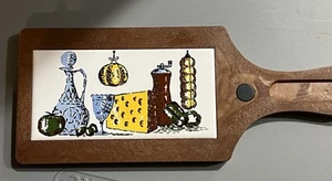 Vintage Japan Wood Cheese Cutting Board - Picture 1 of 5