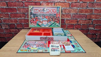 Monopoly Liverpool FC Champions of Europe Edition Board Game Used - Image 1 of 4