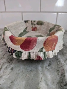 Longaberger signed 2003 Small 6" Hexagon Basket w/Liner and Insert - Excellent - Picture 1 of 3