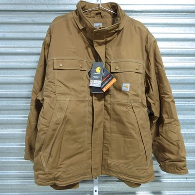 Carhartt FR Full Swing Quick Duck Coat Mens 3XL Brown NFPA 2112 102182-211 - Image 1 of 4