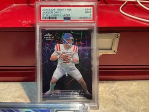 Sports Cards 2023 Leaf Trinity Jaxson Dart Purple Lazer Squares Steel Card #S-44 - Picture 1 of 6