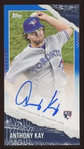 Anthony Kay Rookie #RIPAU-AK 2020 Topps Rip Mini Autograph Blue RC Auto /10 - Picture 1 of 3