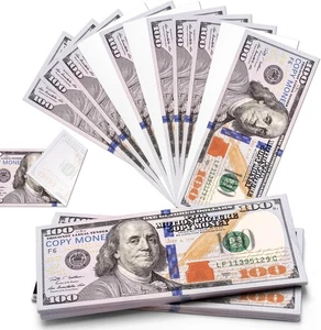 200 PCS Prop Fake Toys Money BANK GAMES CASH PAPER Different DOLLAR BILLS $ US - Picture 1 of 8