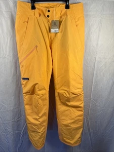 Patagonia Insulated Powder TownSki Snow Pants Vivid Apricot Wns/Med/RETAIL $269 - Picture 1 of 8