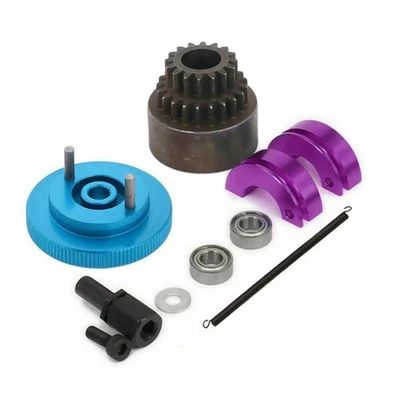 RC 16-21T Clutch Engine Flywheel Double Gear Set For HSP 94122 02023 1/10 RC Car - Image 1 of 4
