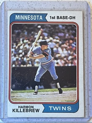1974 Topps #400 Harmon Killebrew HOF Minnesota Twins Vintage Baseball Card - Image 1 of 2
