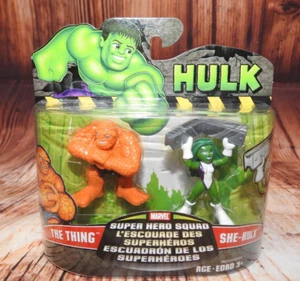 NEW 2007 SUPERHERO SQUAD: THE THING and SHE-HULK FIGURES - Picture 1 of 14
