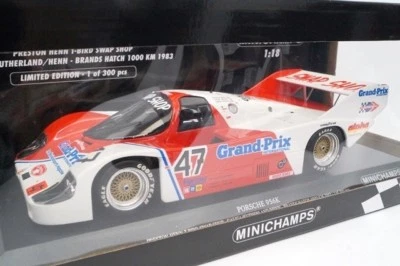 155836647 MINICHAMPS 1:18 Porsche 956K PRESTON HENN T-BIRD SWAP 1000km 1983 - Image 1 of 4