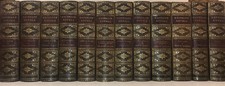 LEATHER Set;SIR WALTER SCOTT, THE WAVERLY NOVELS! Complete ANTIQUARIAN Gorgeous!