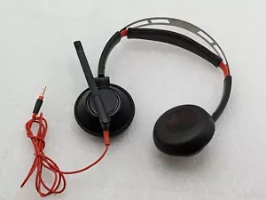 Plantronics Blackwire C5220T C5200 USB/3.5mm Wired Binaural Headset NO USB Piece - Picture 1 of 7