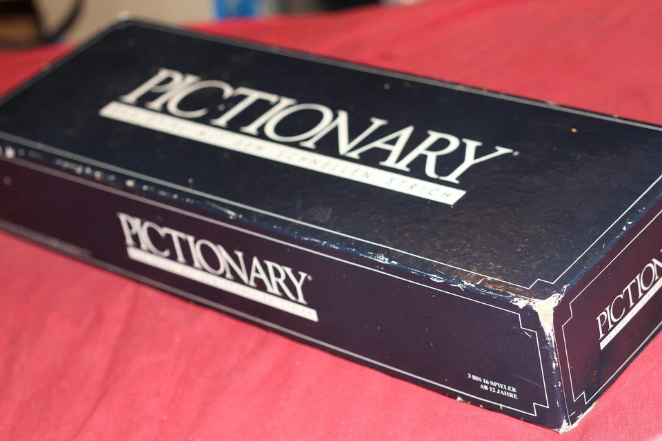 Pictionary, Retro, Orginal -Karten  original verschweist, nie bespielt - neu - Bild 1 von 4