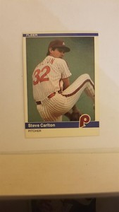 STEVE CARLTON 1984 Fleer #25   FREE SHIPPING
