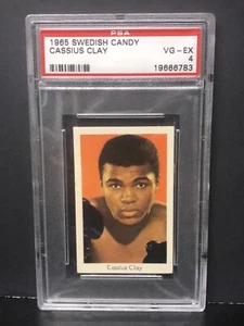 1965 Swedish Candy Cassius Clay Muhammad Ali PSA 4 VG-EX - Picture 1 of 4