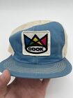 Vintage Cook Made In USA Hat! Blue/White Snapback! Look! Patch!