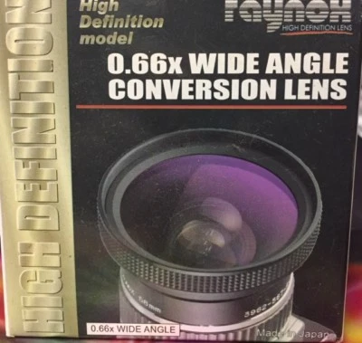 RAYNOX SRW-6600 0.66x Wide Angle lens 58mm +UV 72mm Canon S20/S21/S200/GL XM-1 2 - Image 1 of 4