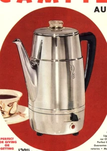 1952 Camfield Automatic Coffee Maker Vintage Print Ad Automatic Toaster - Picture 1 of 3