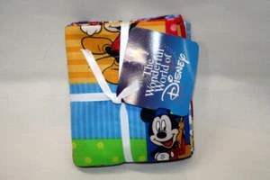 4 DISNEY MICKEY MOUSE FAT QUARTERS - 100% COTTON FABRIC - Picture 1 of 10
