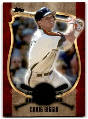 2015 Topps Update First Home Run Craig Biggio Houston Astros #FHR-4 - Image 1 of 2