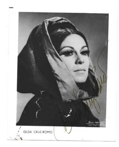 AUT 071 - Lirica - Foto con autografo Gilda Cruz-Romo - Imagen 1 de 1