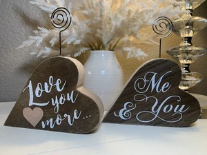 Heart Photo Clip Love Story Collection - 2 Pieces - Picture 1 of 3