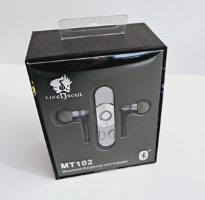 Life n Soul MT102 Bluetooth Earphones with Adapter ~ NEW
