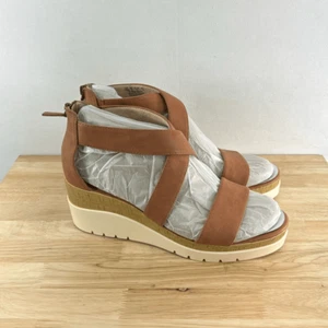 Soul Naturalizer Goodtimes Wedge Sandals- Toffee- Size 11 M- NIB - Picture 1 of 8