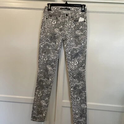 Pantalón ajustado Big Star Alex talla 24 estampado gris/blanco nuevo con etiquetas  Foto 1 de 4
