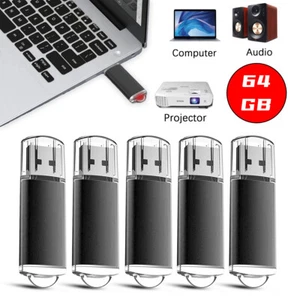 5x USB Stick Speicherstick Memorystick USB Speicher Flash Drive High Speed 64GB - Bild 1 von 15