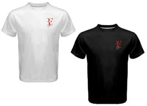 New Roger Federer Custom Vinyl t-shirt S,M,L,XL,2XL Adult Unisex - Left Chest - Picture 1 of 1