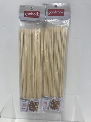 (x2) GoodCook, Skewers, for Grilling, 100% Bamboo, 100 pc/pack, 11.75" long - Image 1 of 4