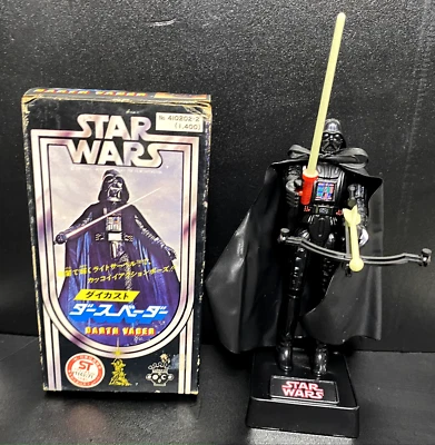 Литая под давлением винтажная японская фигурка Дарта Вейдера из Star Wars 1978 Япония Takara - Изображение 1 из 4