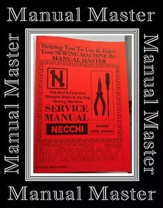 Servicing / Repairing NECCHI Sewing Machines Service Manual Instructions Booklet - Picture 1 of 8