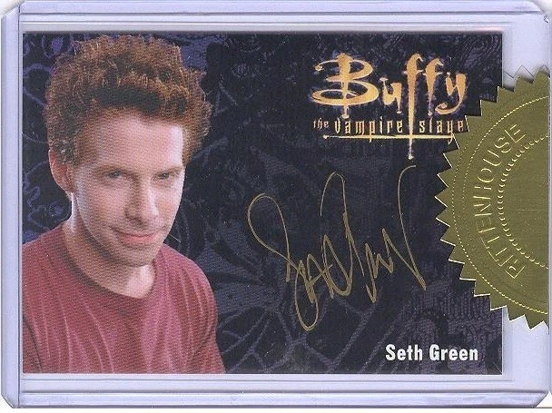2017 Buffy T Vampire Slayer Ultimate Collector's Set 3 Seth Green Gold Autograph - Image 1 of 1