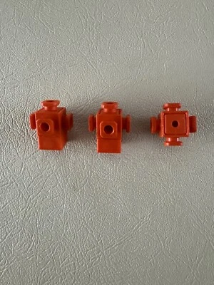 3 clavijas de hélice naranja Construx de colección de Fisher Price Foto 1 de 2