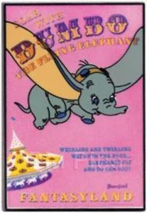 Dumbo Poster Disney Pin 36353 DLR Framed Attraction Flying Elephant Soar LE 1500 - Picture 1 of 1
