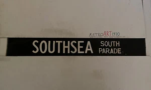 Portsmouth Western UD 1974 Bus Blind 35" - Gift - South Parade Southsea - Picture 1 of 12