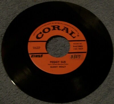 BUDDY HOLLY - PEGGY SUE W/B EVERYDAY - 7" (NM) - Image 1 of 2