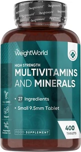 Multivitamin Tablets for Women & Men - 27 Essential Nutrients - 400 Small Tablet - Picture 1 of 8