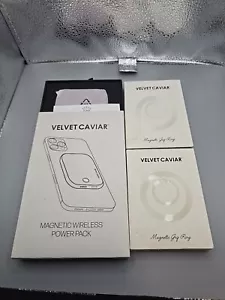velvet caviar iPhone 15 Magnetic Wireless Power Pack Chrome Floral, Grip Ring - Picture 1 of 5