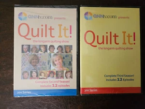 Quilt It! Longarm Quilting Show Complete 2nd & 3rd seasons DVDs NEW SEALED - Picture 1 of 3