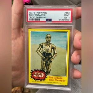 1977 Star Wars #153 The Fantastic Droid C3PO PSA 9 ST FRESHLY GRADED - Picture 1 of 3