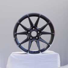 NEW 4 ROTA WHEEL STW 17X8 5X100 44 73 ROYAL HYPER BLACK TC VW  STI