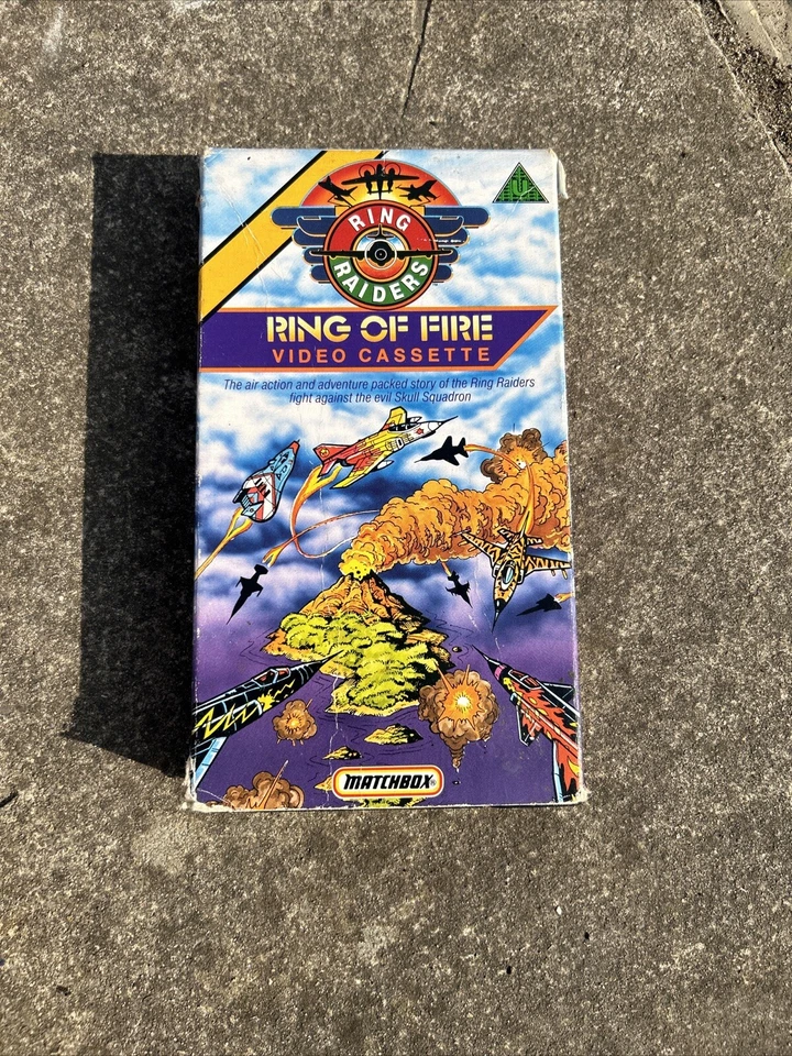 Ring Raiders - Ring of Fire - VHS Tape - 1989 - Matchbox - Animated - Image 1 of 4